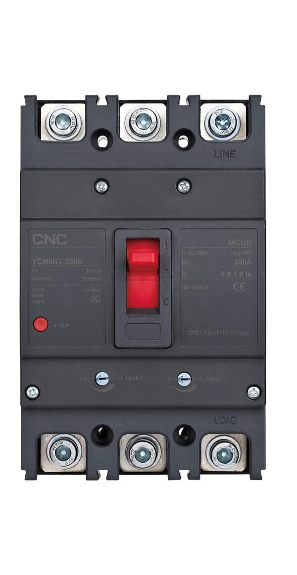 MCCB YCM8/RT THERMOMAGNETIC ADJUSTABLE